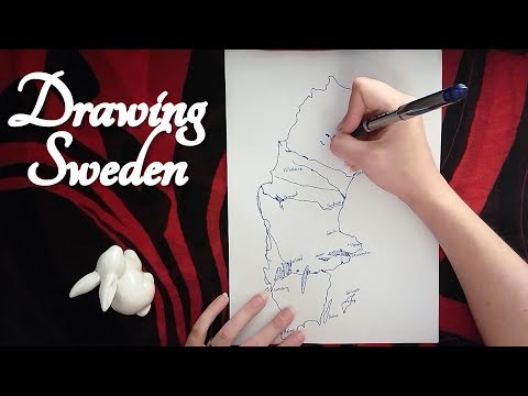 ASMR Drawing Sweden