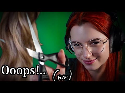 … FAST and AGGRESSIVE Realistic HAIRCUT to Blue Yeti ASMR …🤪🤪 (no mic didn’t get hurt)