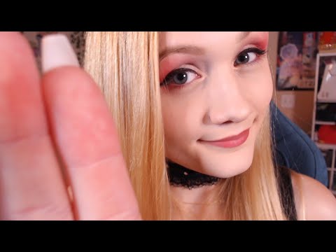 ASMR Lovely Personal Attention (face touching, tapping, visuals)