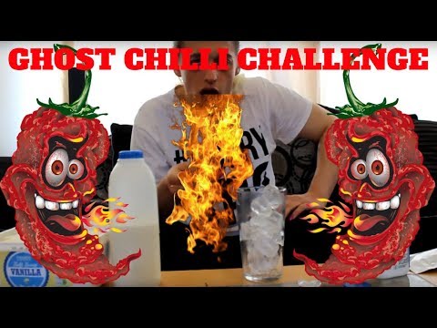EXTREME GHOST CHILLI PEPPER CHALLENGE!
