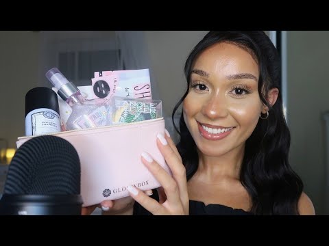 ASMR Glossybox Beauty Summer Essentials Kit 🌸 Tingly Unboxing