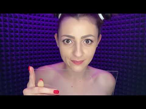 Glass Licking ASMR with Long Wet Licks