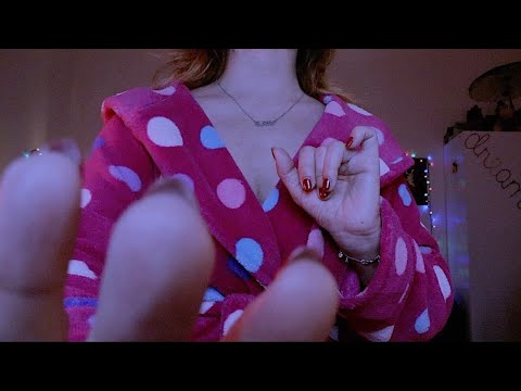 ASMR Slow Hand Movements | Relaxing Whispers | Various Triggers ♡