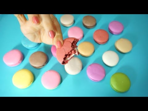 [한국어 ASMR] 마카롱 대잔치★ 마카롱 이팅사운드! Macaron Eating Party!