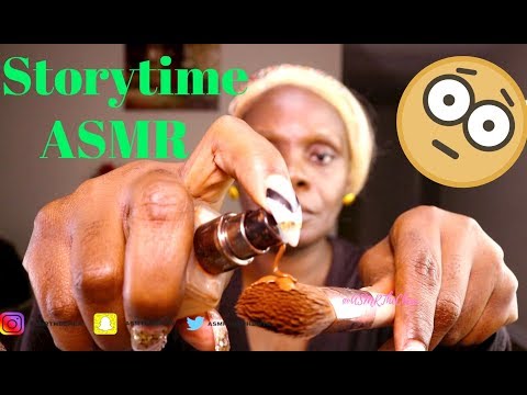 MAKEUP STORYTIME ASMR Chewy | DATES 28 YR OLD |  DECEMBER 2017