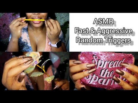 [ASMR] Fast & Aggressive Over 15 Triggers in 7 minutes 😱 💨