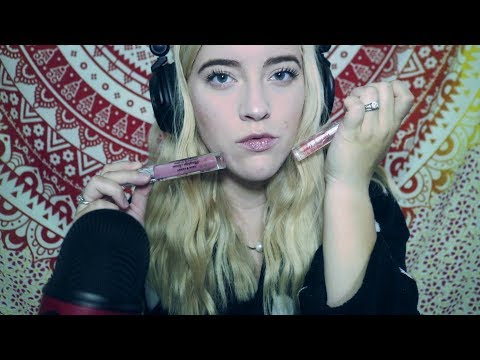 ASMR Lipgloss Sounds  || Relaxing Mouth Sounds