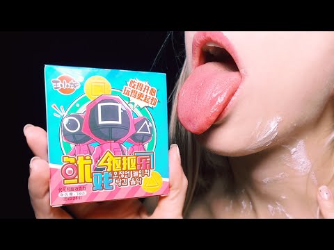 ASMR | Licking | Spit Painting | New Fast Licking Game | Wet Mouth Sounds | Personal Attention