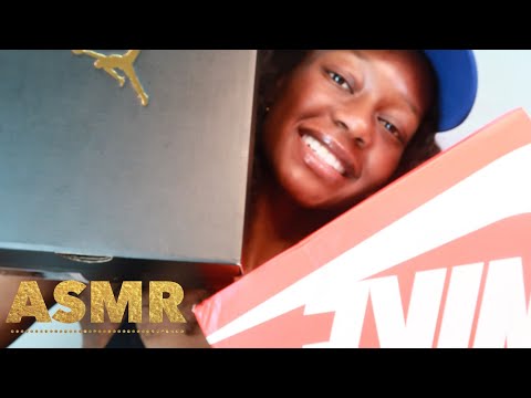 ASMR | New Sneakers Tapping/ Scratching/ Whispering