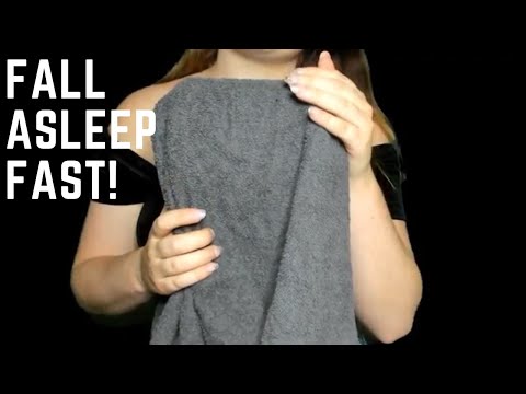 ASMR - THIS TOWEL SOUNDS LIKE THE OCEAN! - ASMR for Insomnia #2 - loop-able tingly towel triggers