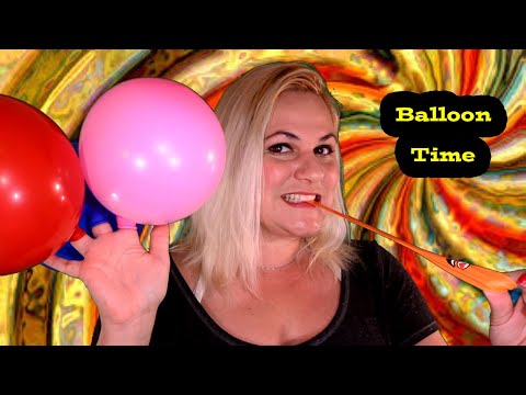 ASMR - Blowing up Balloons - Funday Friday