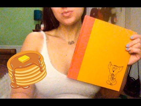 ASMR Let's Get Sticky - Reading "If You Give a Pig a Pancake"