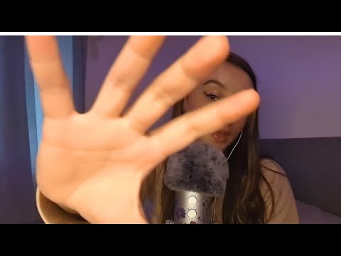 ASMR backscratching and blowing down the mic + affirmations/Do you prefer fast or slow ASMR?