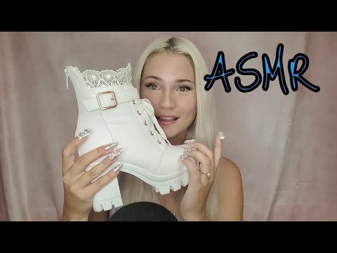 ASMR Shoe Store Roleplay (personal attention, long nail tapping)