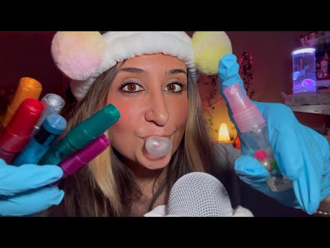 You will fall asleep! ASMR Tracing your Face with Magic Markers/ Gum Chewing,Snapping/ Roleplay