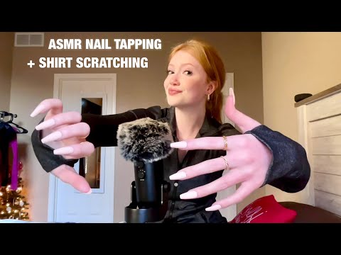 ASMR nail tapping and scratching