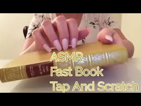 ASMR Fast Book Tap And Scratch
