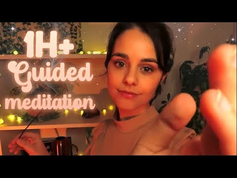 ASMR 1H+ GUIDED MEDITATION to Relax & Sleep 💖 Anxiety Relief / Compilation