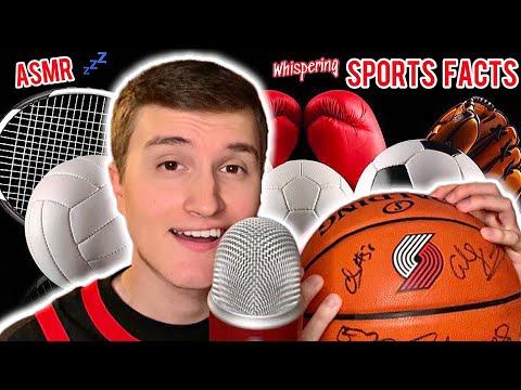[ASMR] Whispering Sports Facts ⚽️🏀🏈⚾️