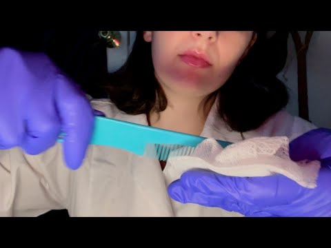 ASMR| Nurse Visit- Lice Check/Scalp Exam and Treatment Roleplay! (soft spoken, personal attention)
