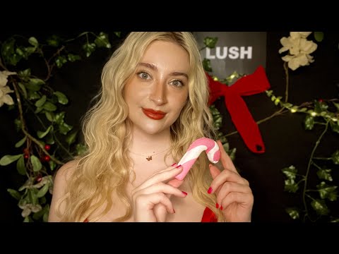 ASMR | Lush Christmas Store & Spa Treatment🎄 | 1 Hour