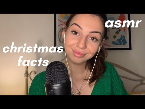 ASMR - christmas facts (up close whisper)