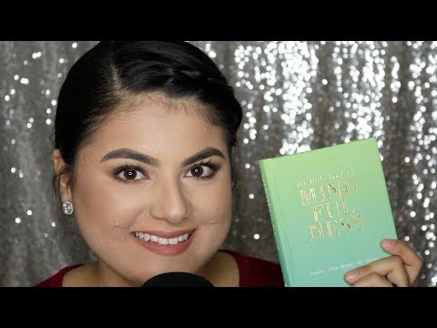 ASMR Mindful Monday #11: Whispered Reading, Page Flipping, Mouth Sounds, Tapping | AmyAliASMR