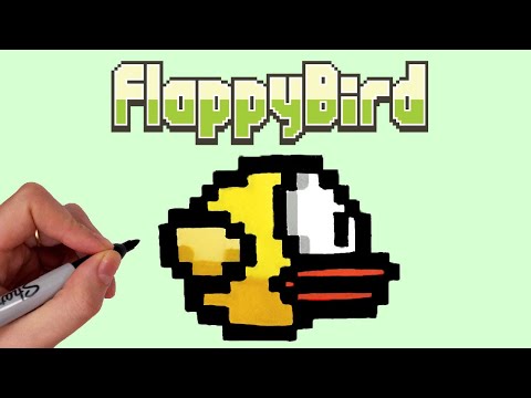 Comment Dessiner FLAPPY BIRD ❤️