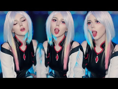 ♡ ASMR: Lucy & Rebecca Relaxing You On Bed ♡ (Cyberpunk Edgerunners Cosplay)