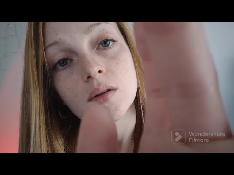ASMR • slow & soft face touching 👩👨 (overlay sounds)