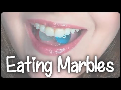 ~ ASMR Eating Marbles ~ Wait... Marbles??