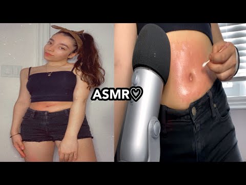 ASMR | PLAYING WITH BELLY BUTTON, Q-TIPS, LIP GLOSS, BRUSHING, & GROWLING NOISES, BEST TINGLES EVER💕