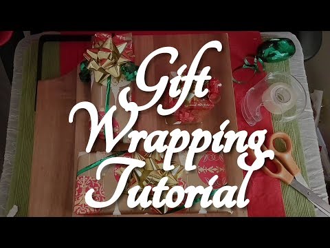 ASMR How to Wrap a Christmas Gift (Tutorial)   ☀365 Days of ASMR☀