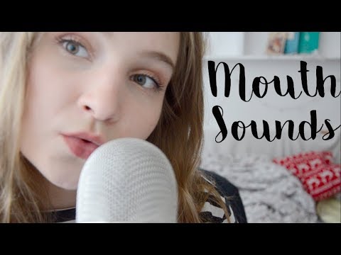 ASMR Mouth Sounds || chewing, ear eating, whispering