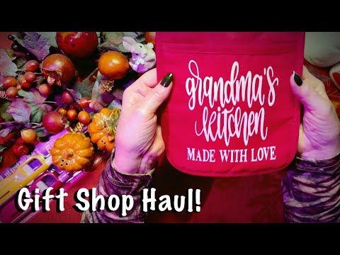 ASMR Fall Shopping Haul! (Whispered only) Lovely new items from Portland Consignment Shop!