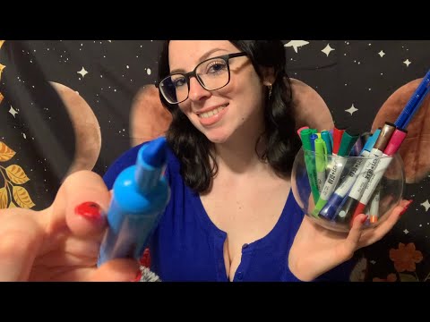 ASMR - Drawing On Your Face! ✍🏻💙