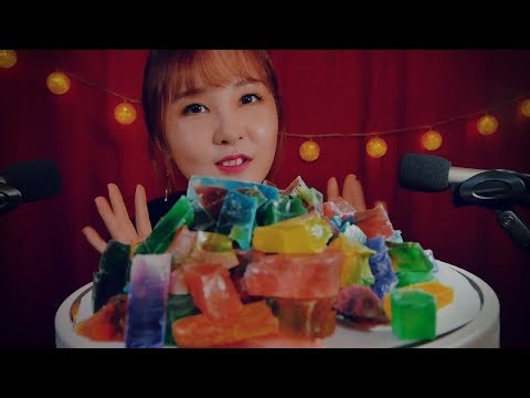 소리아라｜먹는 보석 '코하쿠토' ｜Jewelry Candy Eating sounds