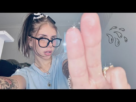 ASMR spit painting and mouth sounds ✨