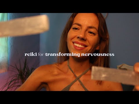 ASMR REIKI transforming anxiety and nervousness | energy healing, hand movements, whispered