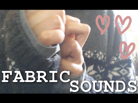 ASMR - FABRIC SOUNDS! ~ Long Sleeves Friction, 5 Different Shirts, Relaxing Clothing Sounds ~