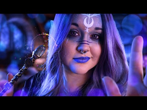 ASMR 🌙 Moon Spirit Helps You Sleep (Magical Personal Attention, Energy Healing) Soft Spoken Roleplay