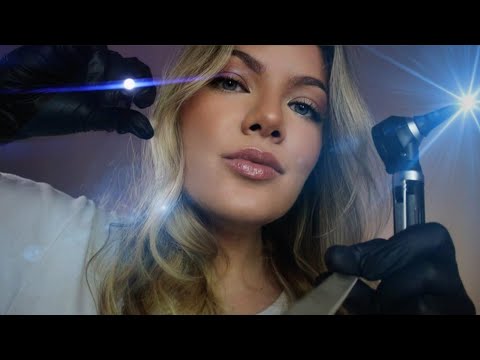 ASMR POV Night Nurse Checkup 🩺 Otoscope, ENT, Ear & Eye Exam, Treatment