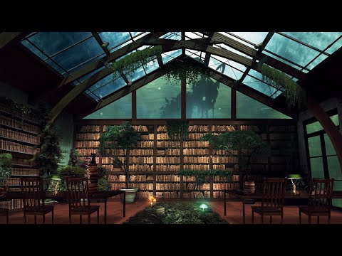 A Greenhouse Library | ASMR Ambience
