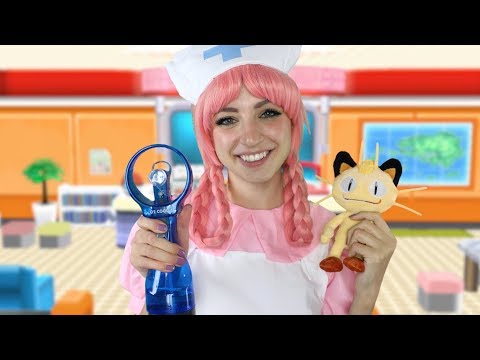 [ASMR] Pokemon Center Healing | Nurse Joy Roleplay