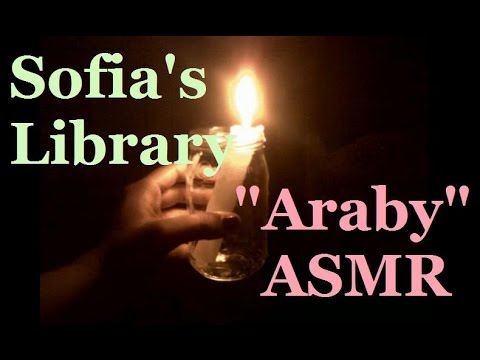 ASMR // Sofia's Library / "Araby" by James Joyce / Soft-spoken, mouth sounds, fire crackling