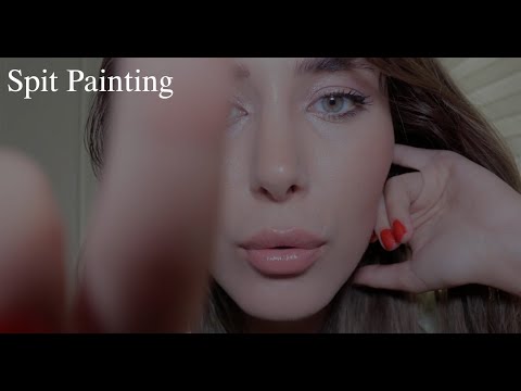 ASMR TÜRKÇE | Spit Painting | Ağız Sesleri Ve Fısıltılar | Personal Attention