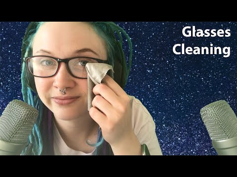 Glasses Cleaning 🤓 Tapping, Nibbling 👅 ASMR ✨