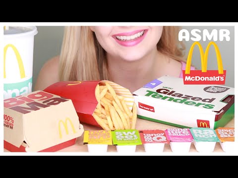 ASMR: McDonald's Big Mac and Glazed Tenders *EATING SOUNDS* (no talking)