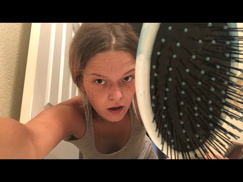 ASMR lofi | I brush your hair! / skin & fabric shirt scratching, energy plucking(PERSONAL ATTENTION)