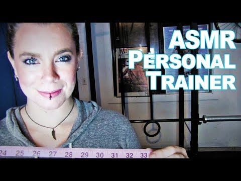 ASMR Personal Trainer (New Client Intake, Measurements, Bench Press)